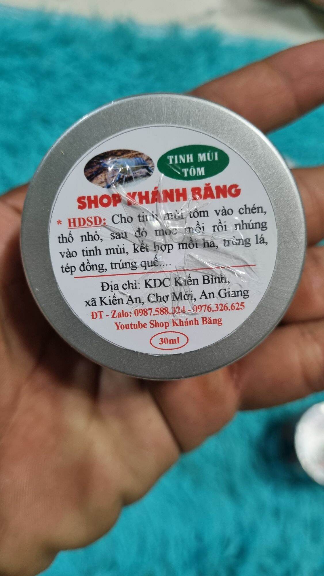 Tinh mùi câu tôm càng xanh 30ml
