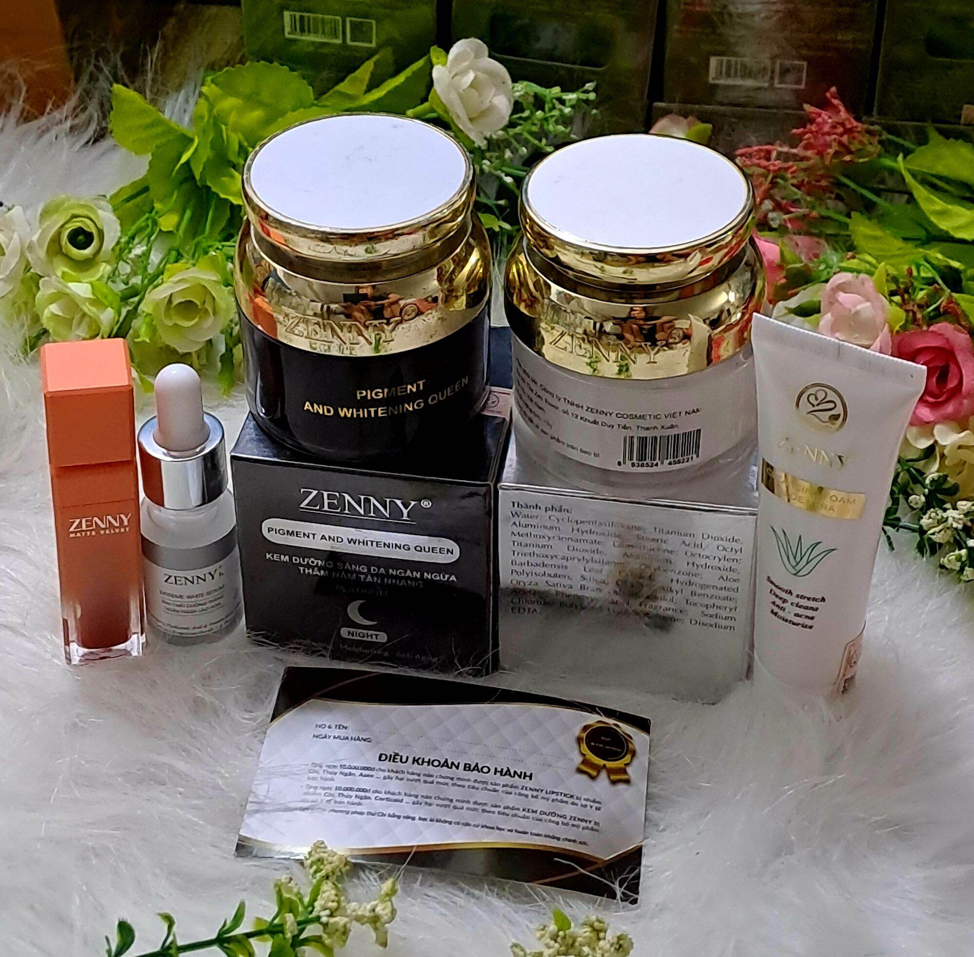 kem zenny  TẶNG serum ,sũa rủa măt ( sỉ,ib)