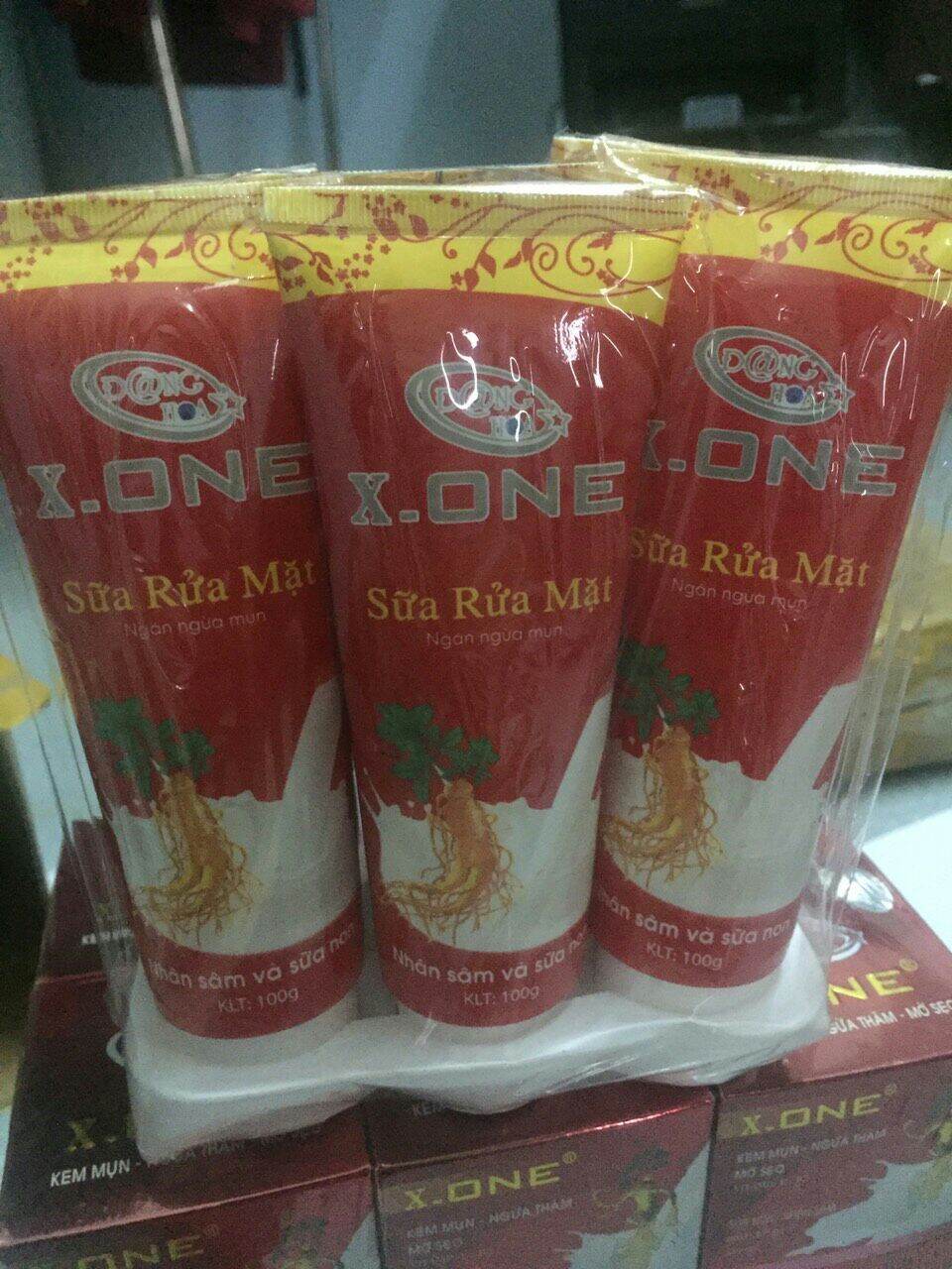 Sữa rửa mặt x-one 60g