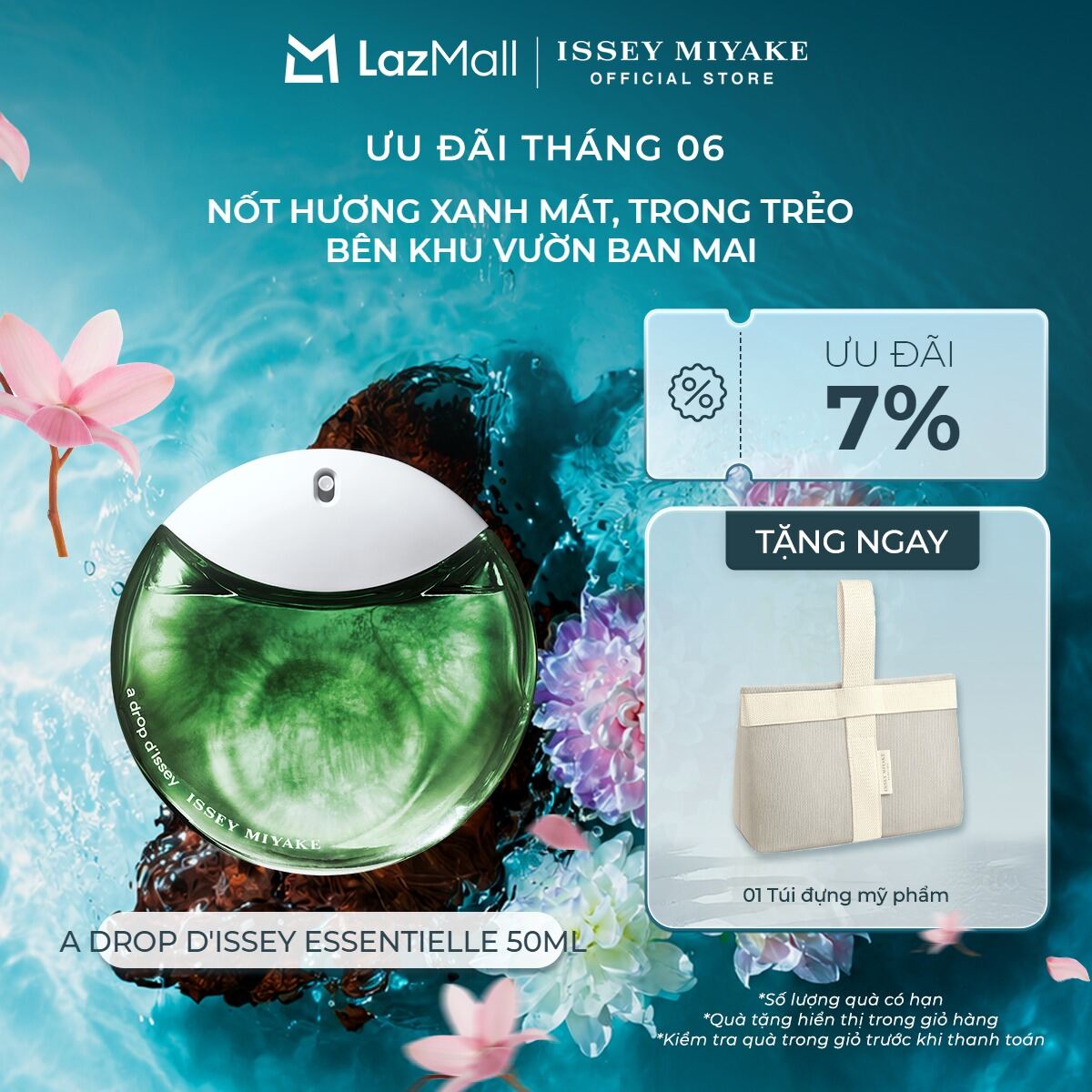 Nước hoa nữ Issey Miyake A Drop d'Issey Essentielle EDP 50ML