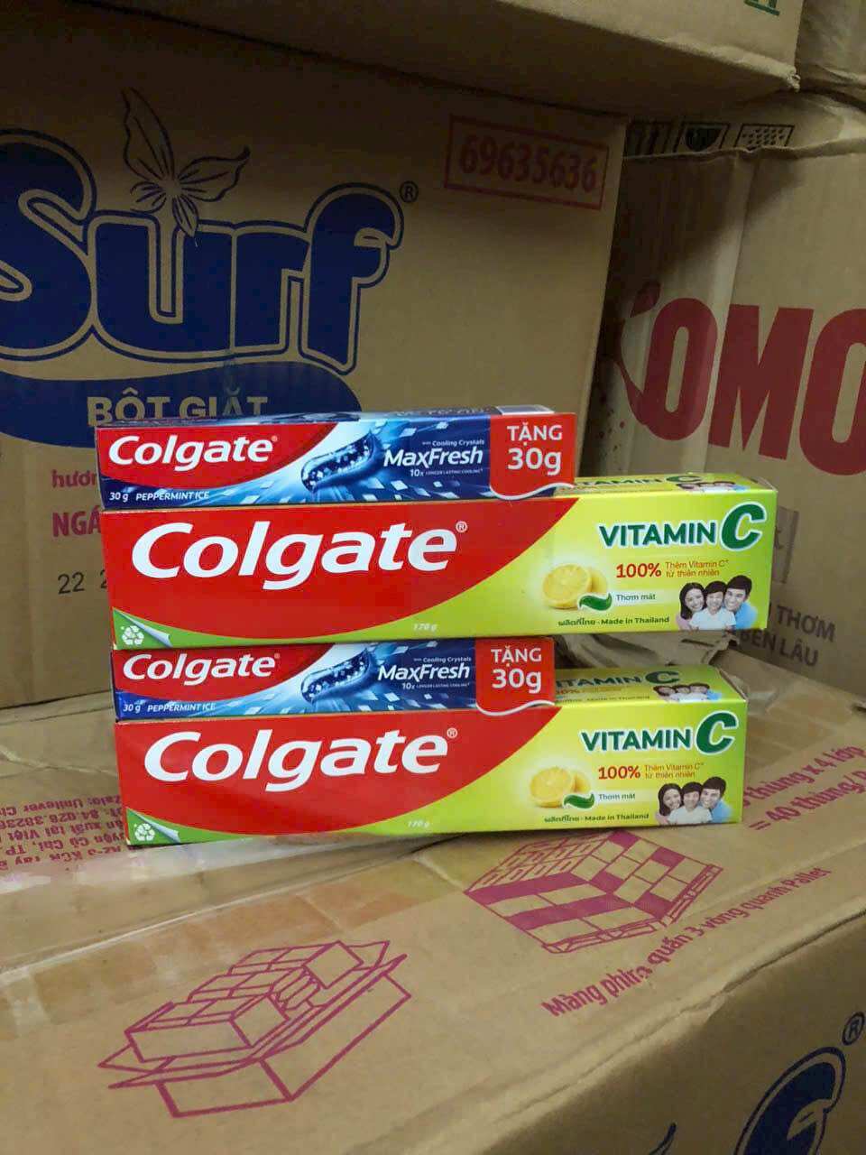 Kem đánh răng Colgate c 180gr tặng kèm bàn chải