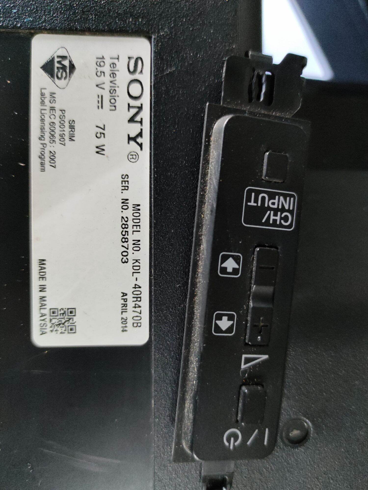 Linh kiện tháo máy tivi sony kdl 40r470b