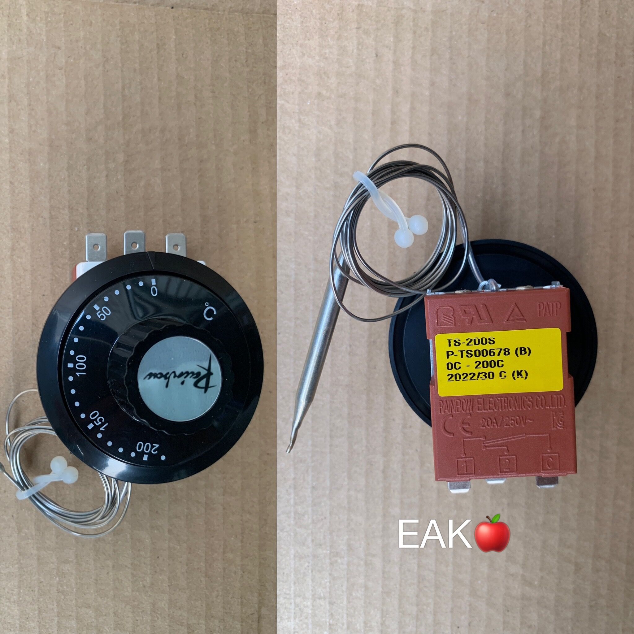 Chỉnh nhiệt TS120 120 độ / TS200 200 độ / TS320 320 độ RAINBOW 20A - Hàng chính hãng cao cấp