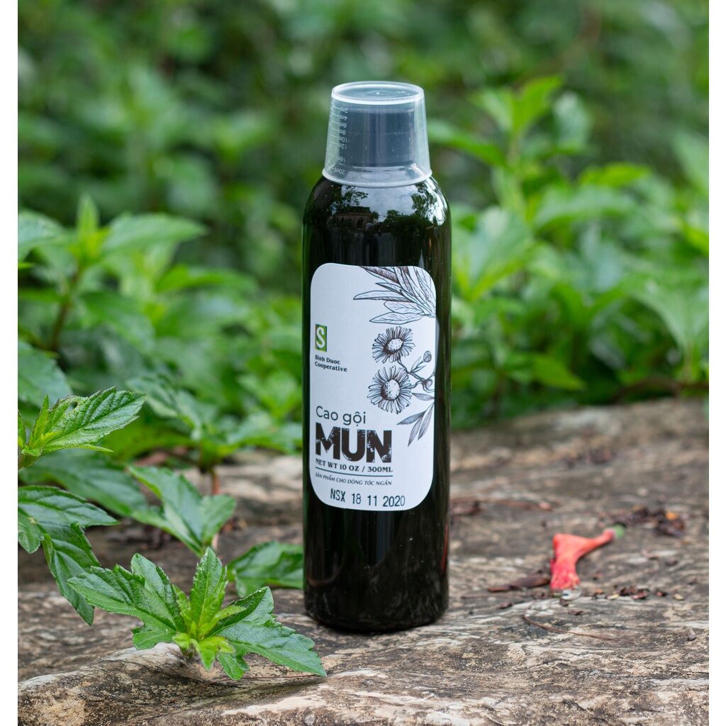 Cao Gội MUN 300ml HTX Sinh Dược- dầu gội thiên nhiên từ thảo dược