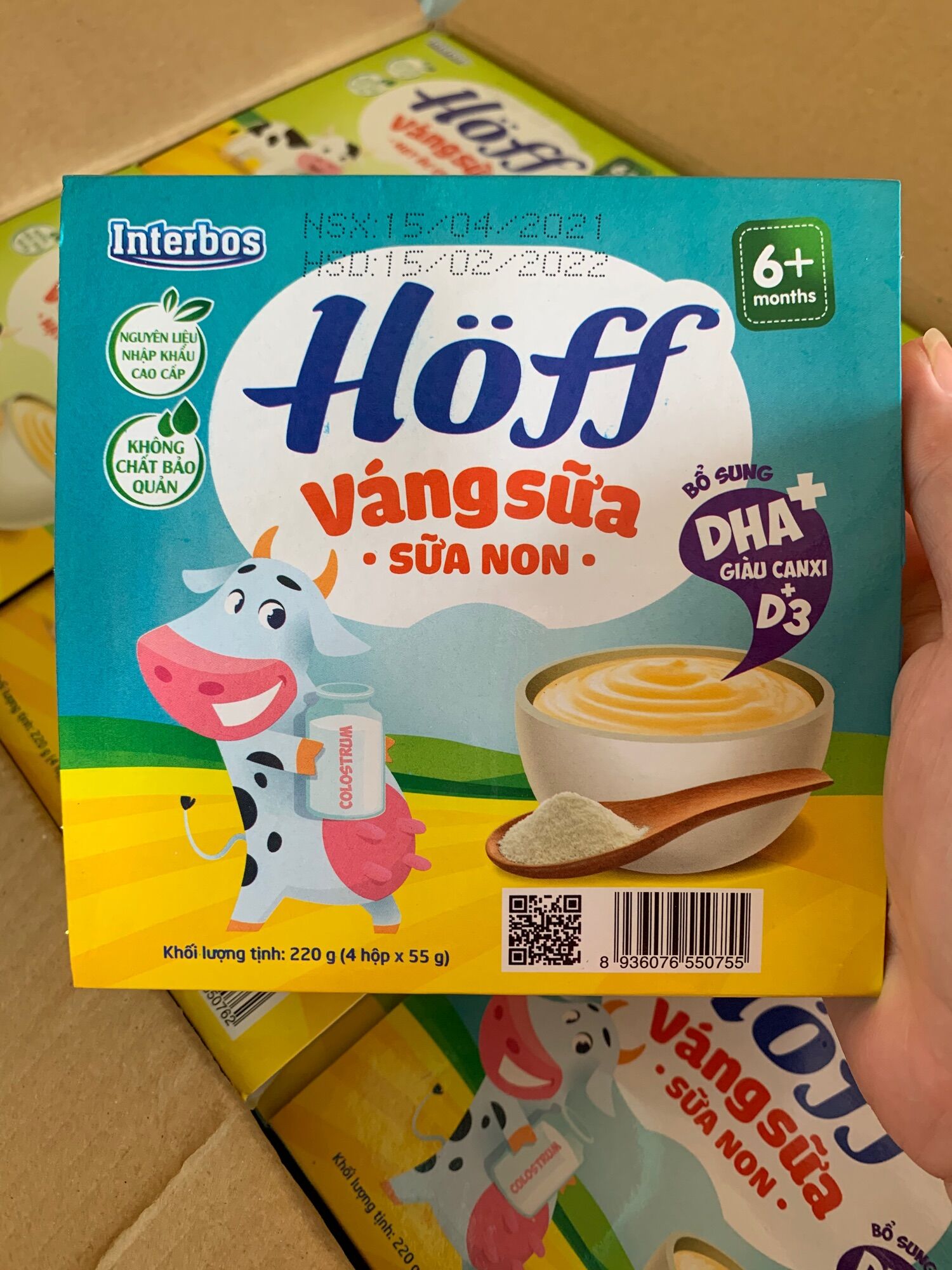 2 VỈ VÁNG SỮA HOFF ÓC CHÓ VÀ SỮA NON