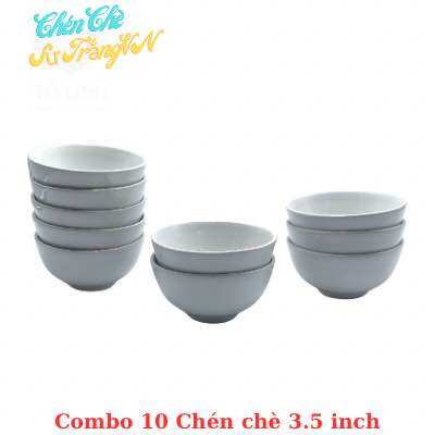Combo 10 chén mắm sứ trắng,Set 10 Chén Mắm Sứ Trắng made in Việt Nam