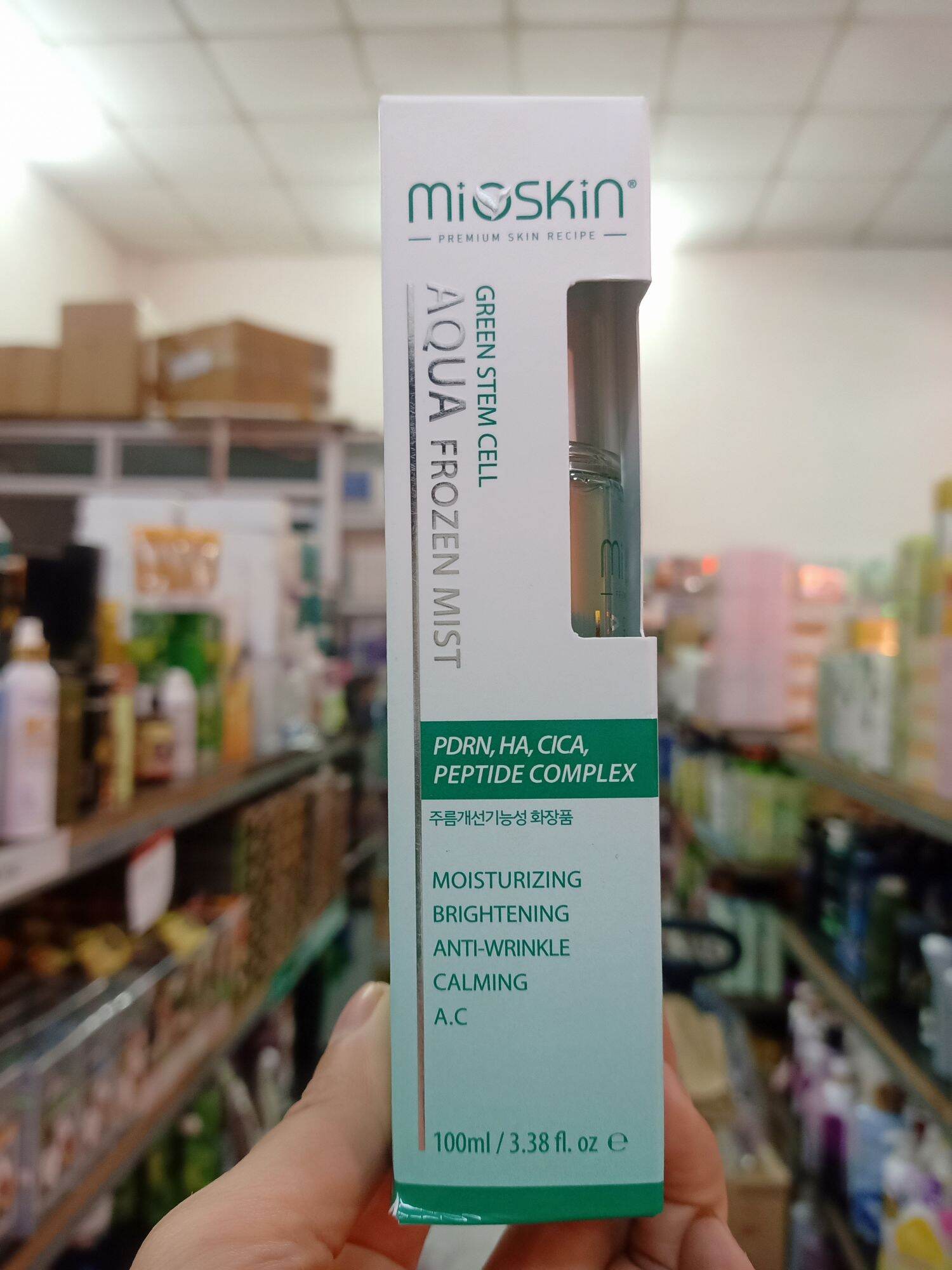 Xịt dưỡng tế bào gốc Mioskin Aqua Frozen Mist 100ml CAM KẾT HÀNG CHÍNH HÃNG