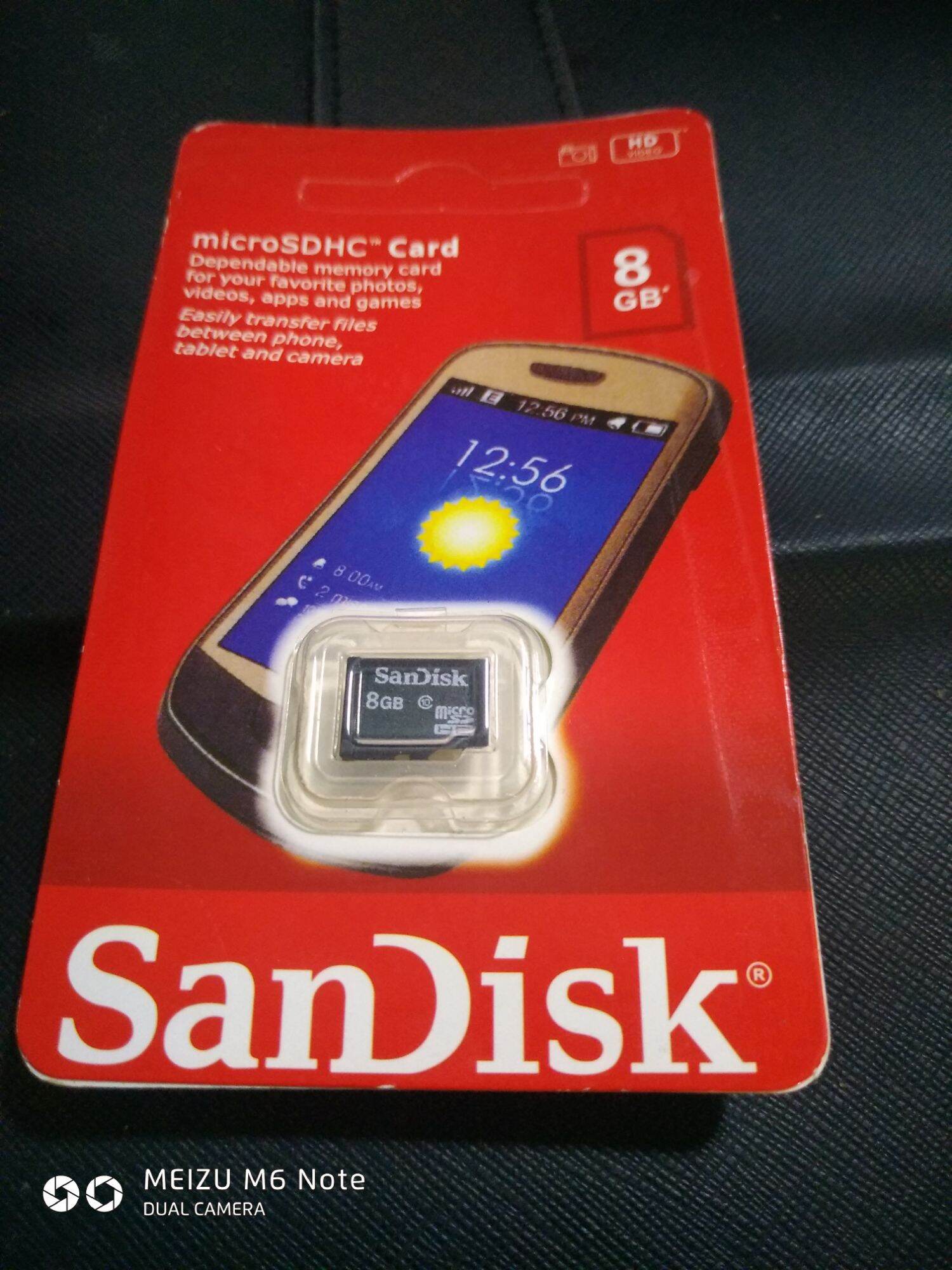MicroSDHC SanDisk 8GB Class 10 New