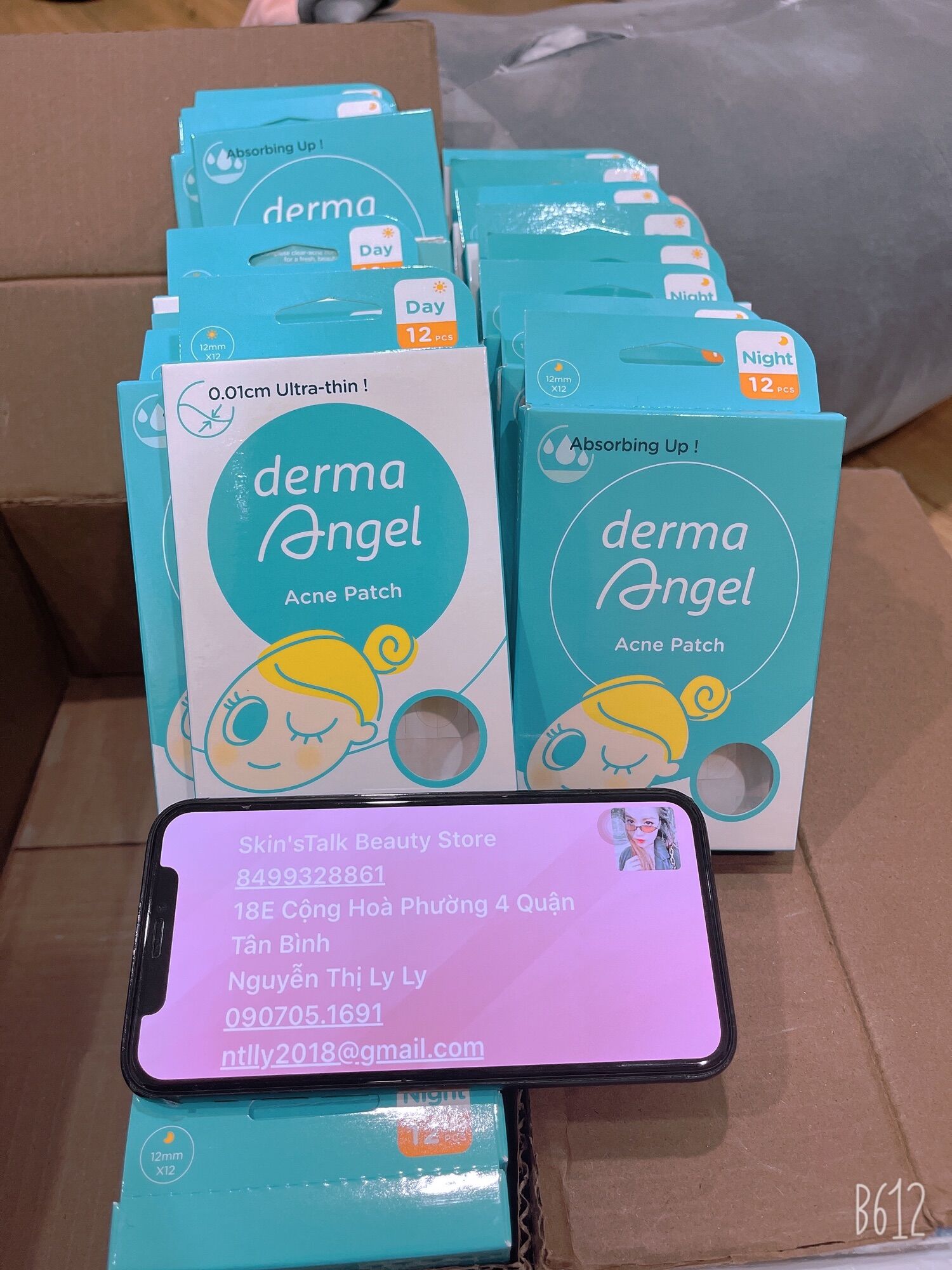 Miếng Dán Mụn Derma Angel ngày 12 miếng và đêm 6 miếng (miếng dán mụn derma angel mới) goodsgood
