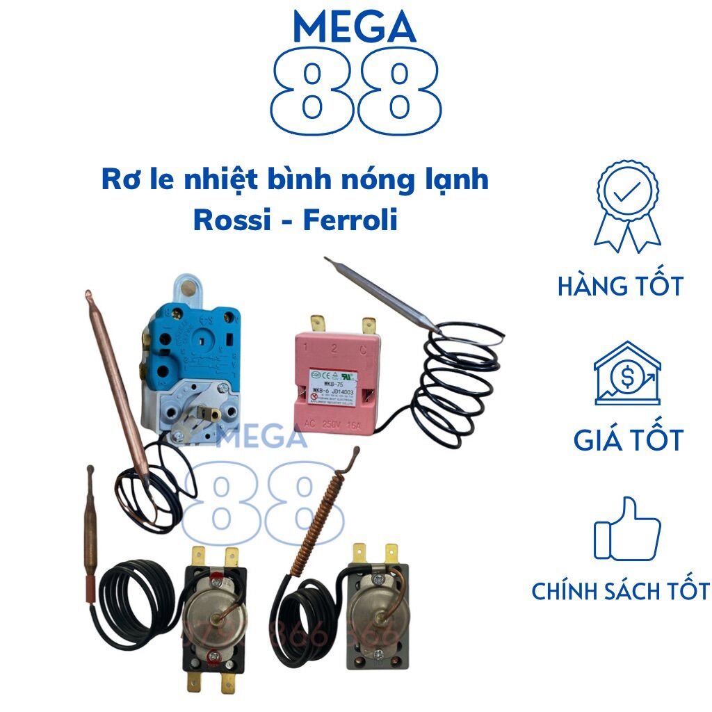 Rơ le nhiệt bình nóng lạnh Rossi Ferroli - Rơ le bình nóng Ferroli Rossi