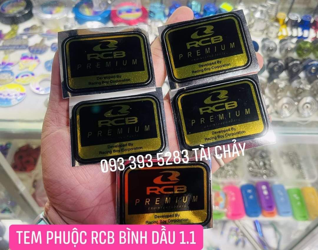 TEM RCB DÁN BÌNH DẦU 1.1 ( 1 MIẾNG )