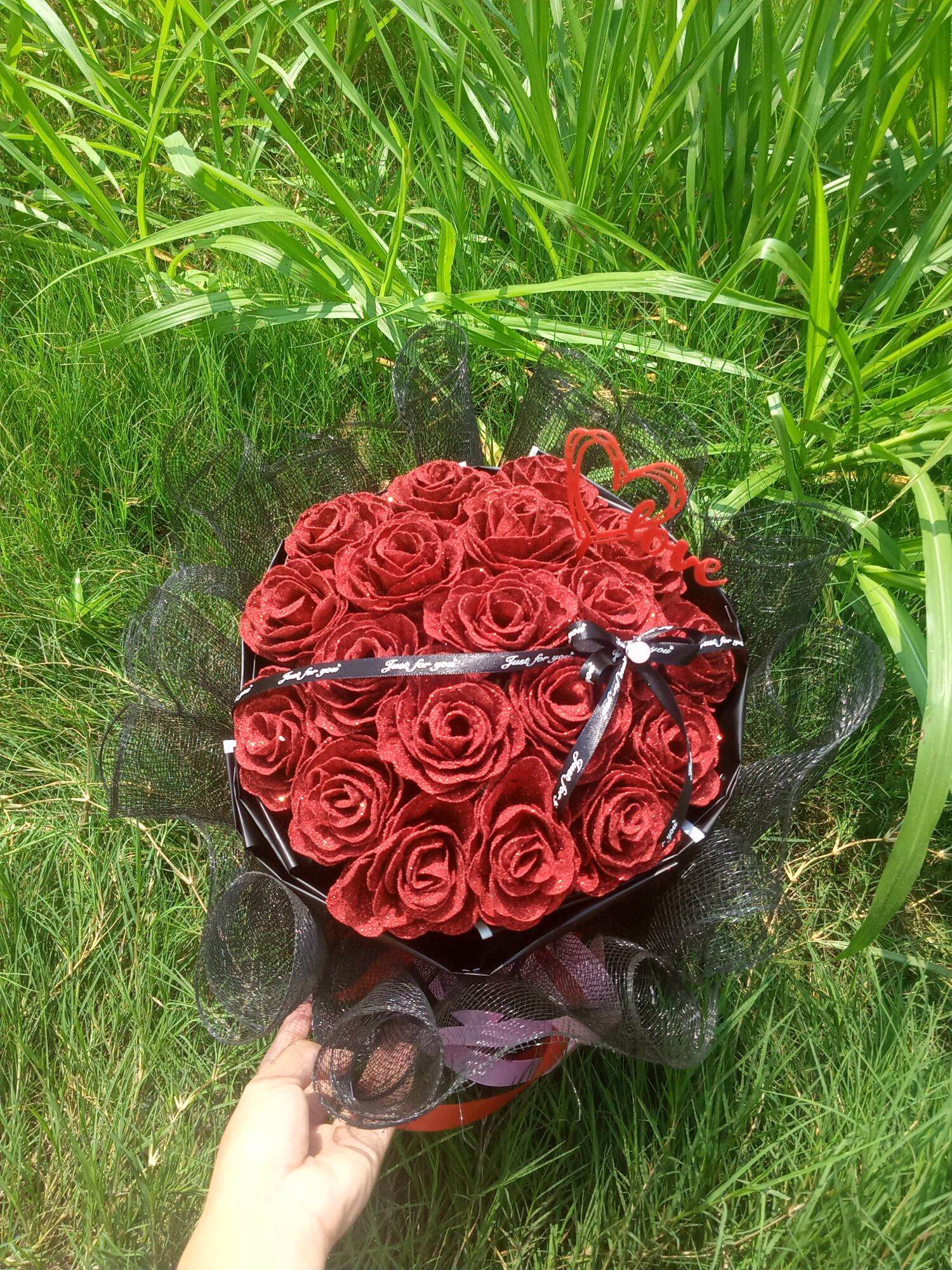 hoa sáp nhủ đỏ 19 bông