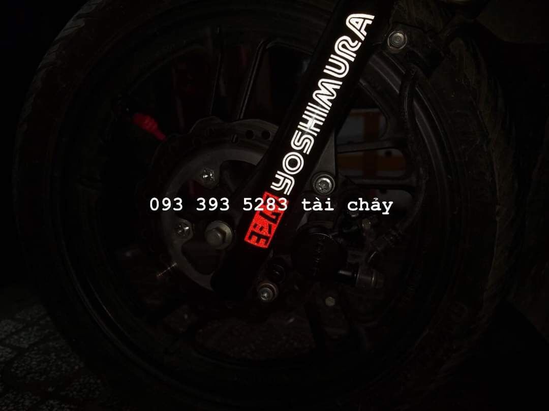 [ 1 CẶP ] TEM YOSHIMURA ( PHẢN QUANG ) DÁN PHUỘC TRƯỚC LỘT ĐƯỢC