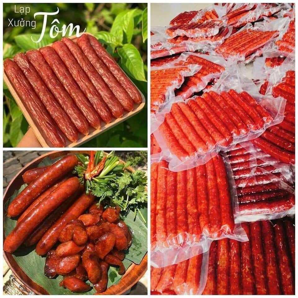 Lạp xưởng tôm đặc sản Sóc Trăng gói 500gram