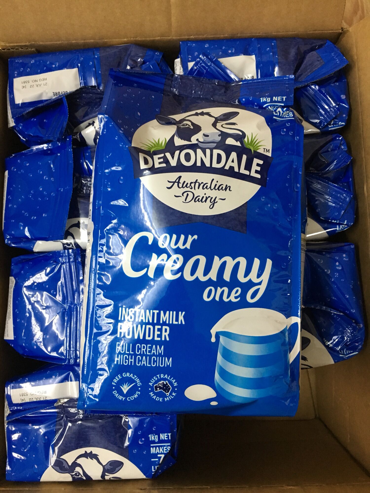 Sữa bột nguyên kem devondale 1kg ,xuất xứ : úc