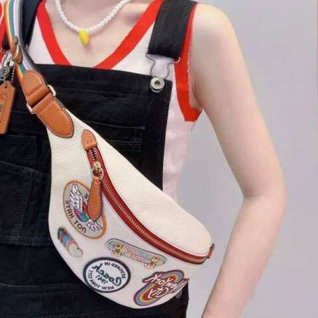 Túi bao tử c0ach da thật siêu sang