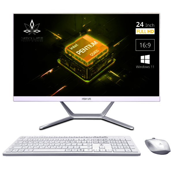 Byulife All-In-One Pc 24-Inch Intel G5400 Win11 Ap-H110-G54 16Gb/256Gb Wireless Keyboard Mouse Pad Giá 10,386,000 Đồng*Miễn phí vận chuyển