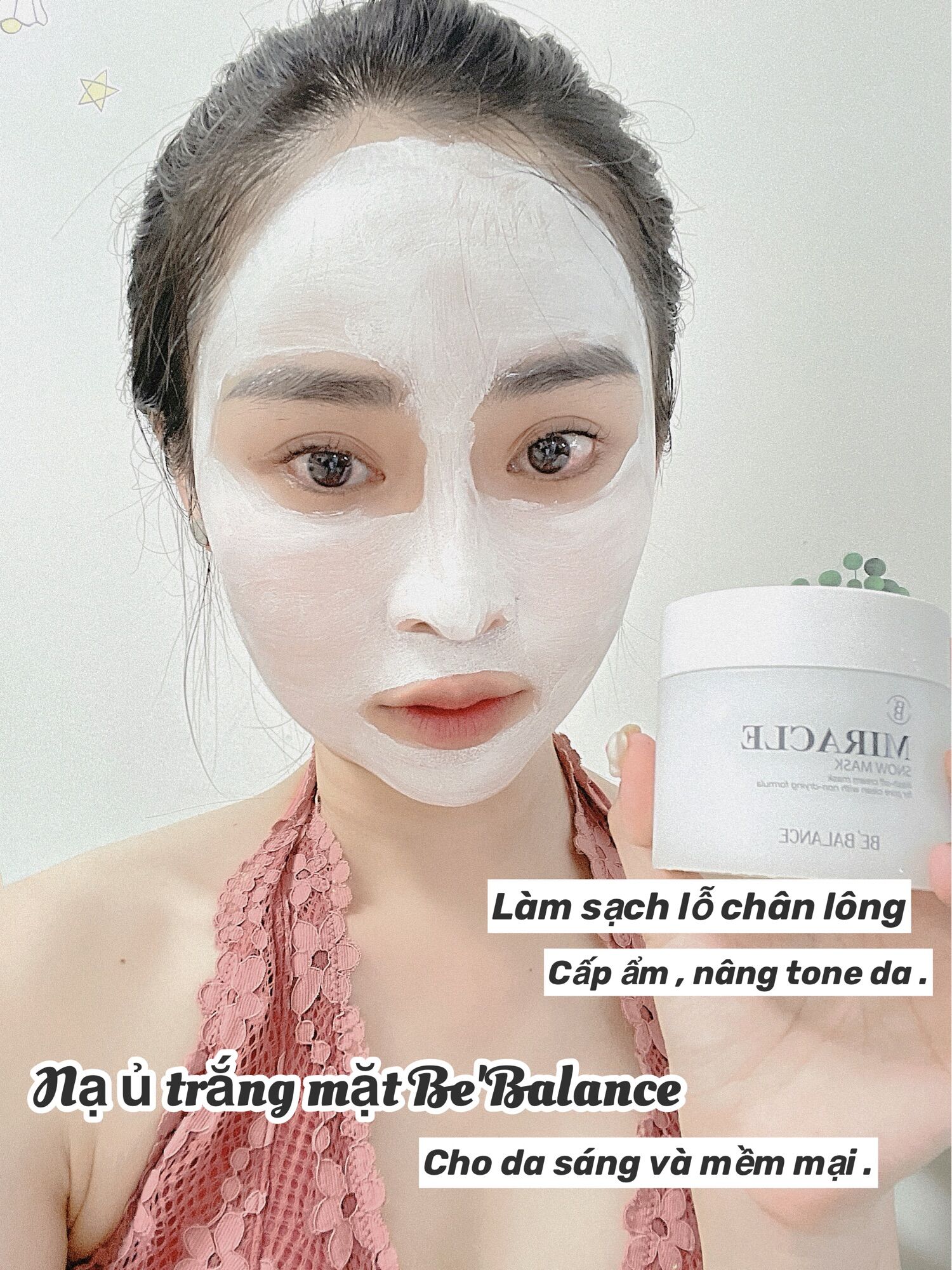 Mặt nạ ủ trắng be’balance hàn quốc