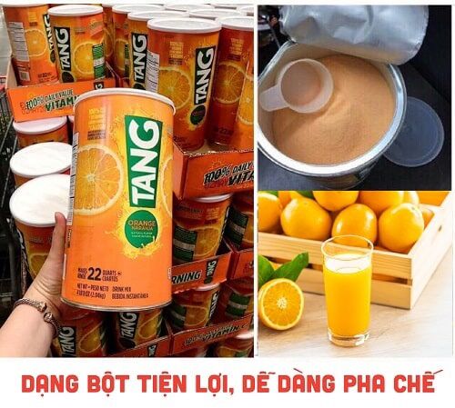 Bột hòa tan cam tang 2.04kg hàng mỹ.