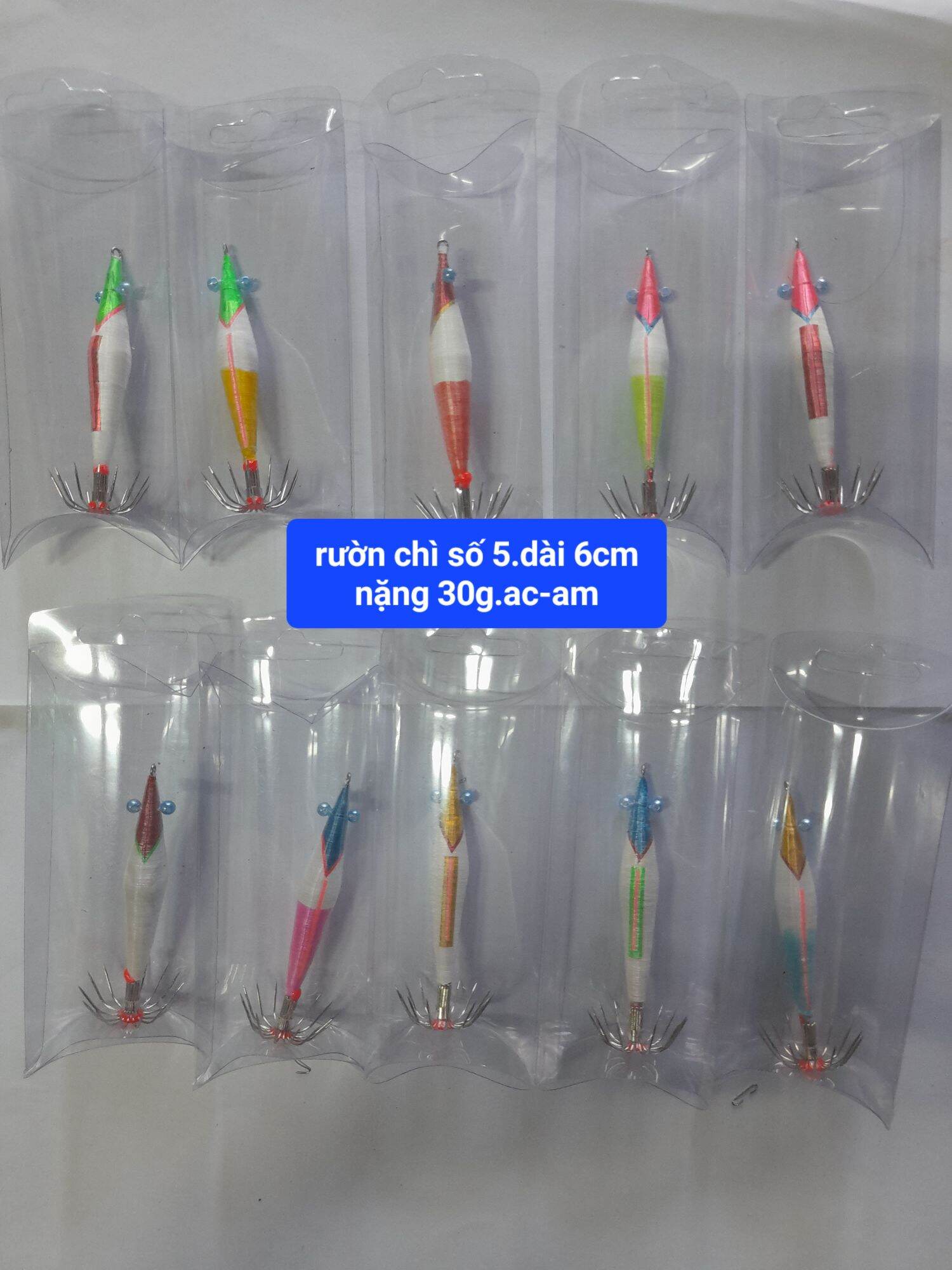 Rường câu mực ống.combo 10 con