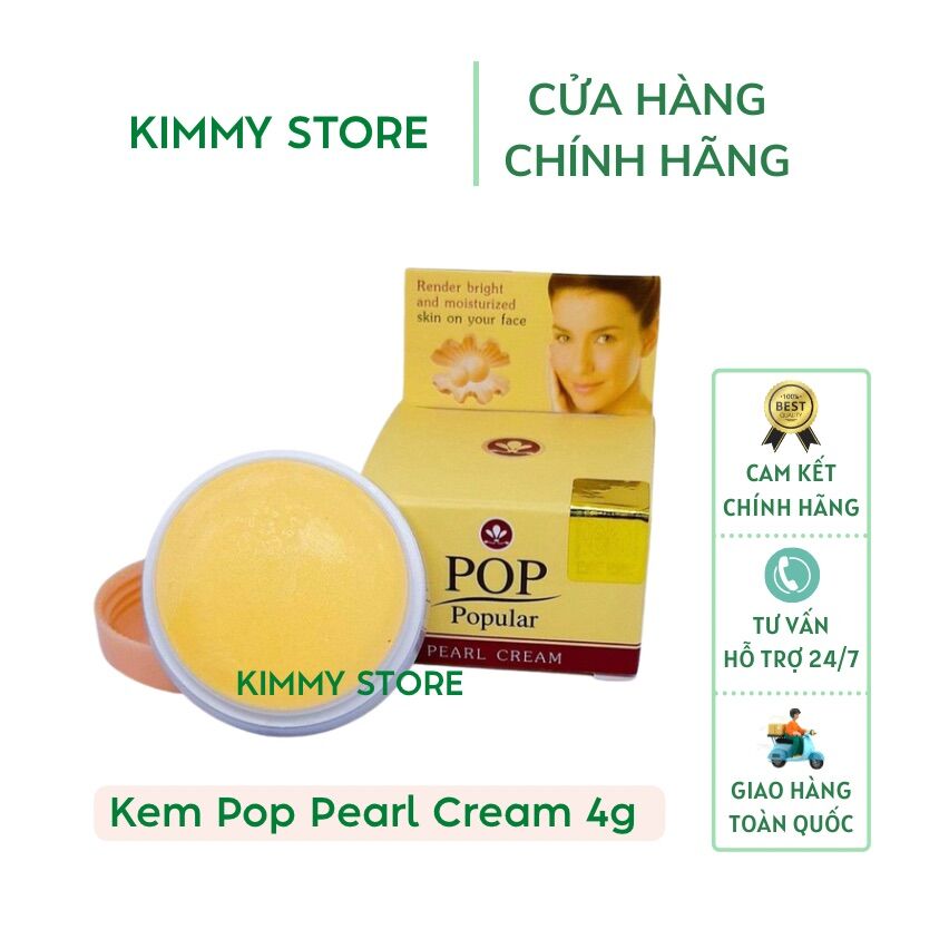 kem pop vàng popular pearl cream thái lan 4g