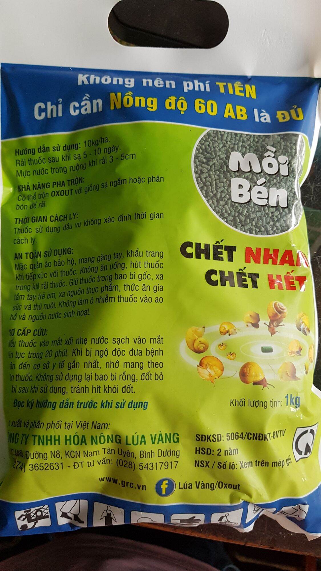 BẢ MỒI DIỆT ỐC (100gr)