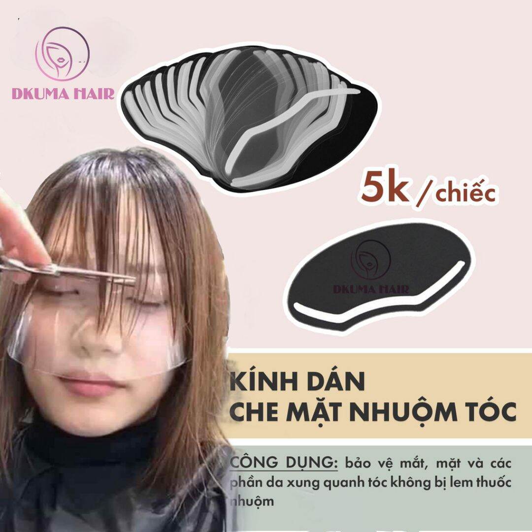 Kính Dán Che Mặt Nhuộm Tóc Dkumahair
