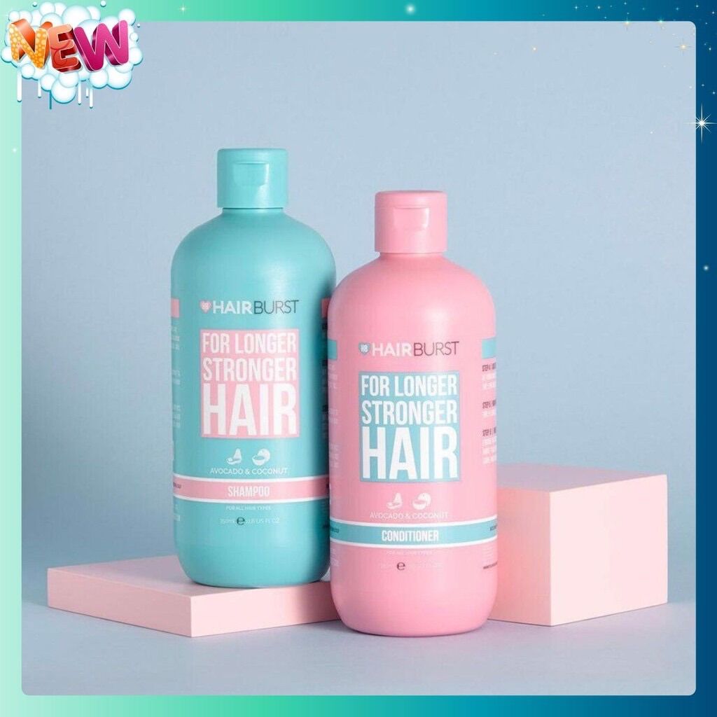 [HCM]Set gội xả HAIRBURST kích thích tóc mọc dài hơn chắc khỏe hơn 350ml/chai