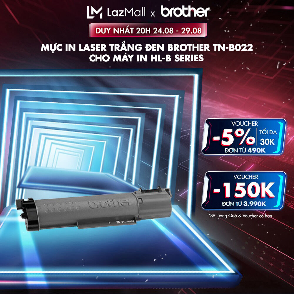 Mực in laser trắng đen Brother TN-B022 cho máy in HL-B series