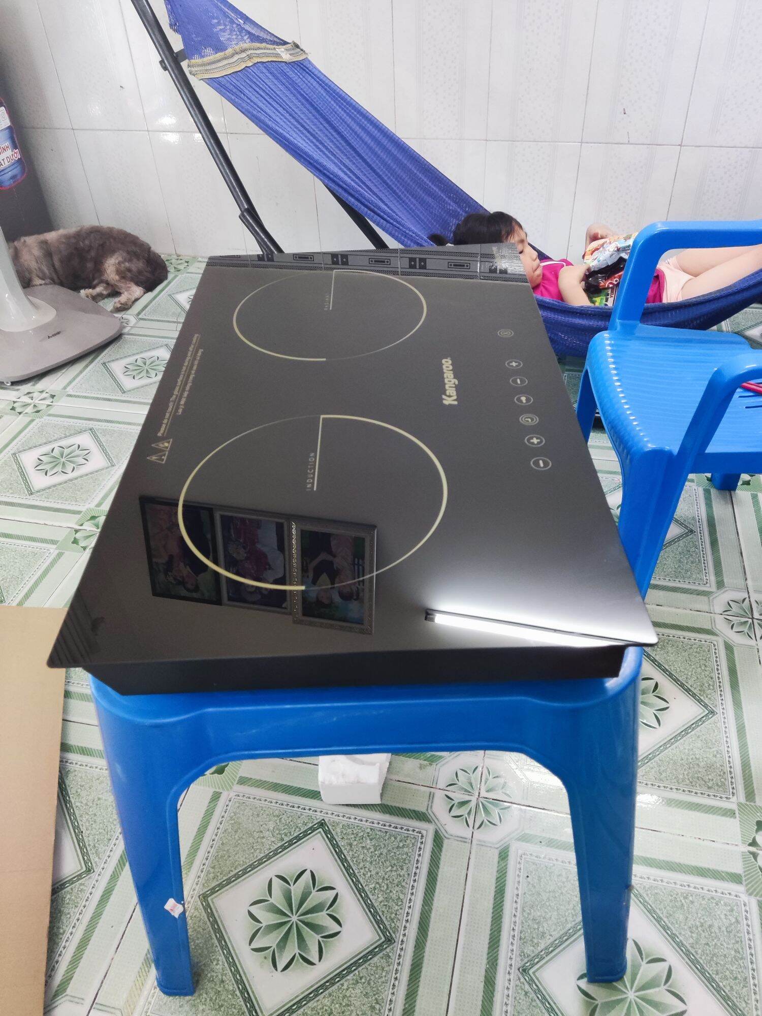 Bếp đôi từ hồng ngoại lắp âm Kangaroo KG499N
