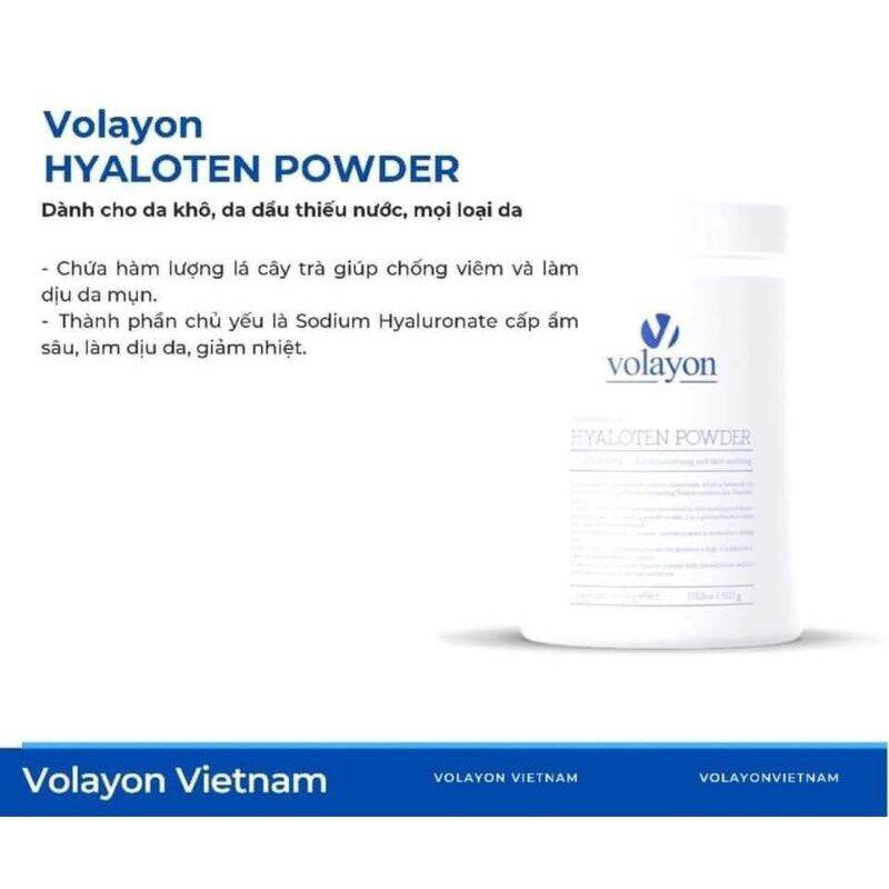 [CHIẾT] Mặt nạ bột Volayon chuyên dùng cho spa (Hyaloten Powder, Spinnem , Stoquiren)