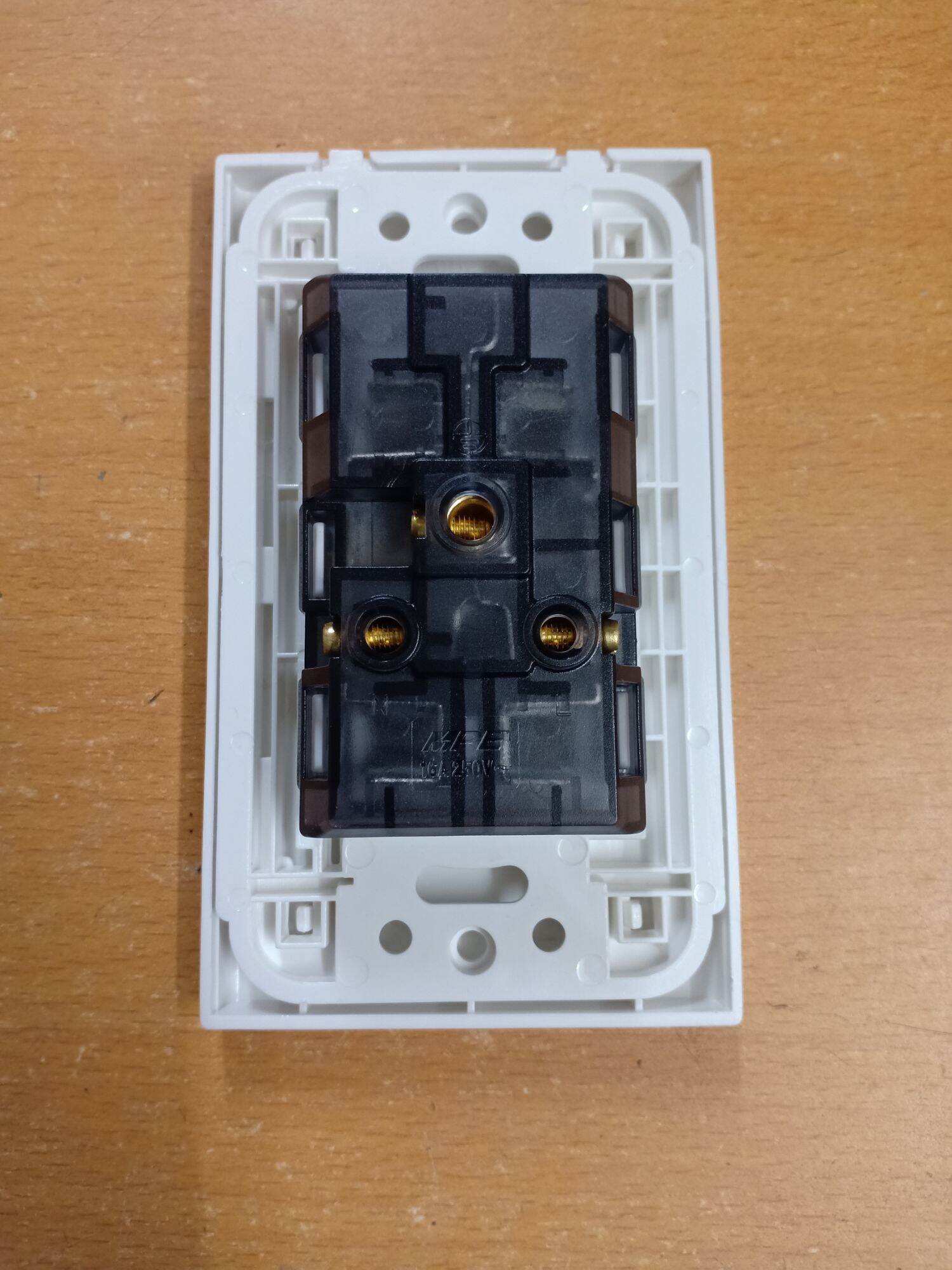 [Compo bộ ổ cắm đôi 3 chấu MPE]