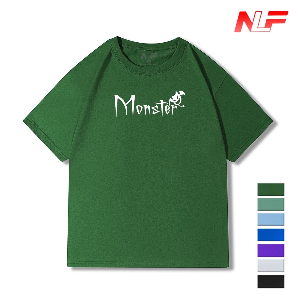 Áo Thun Form Rộng Tay Ngắn Monster NADC-002 - Áo Thun Nam Nữ - Dễ Phối Trang Phục