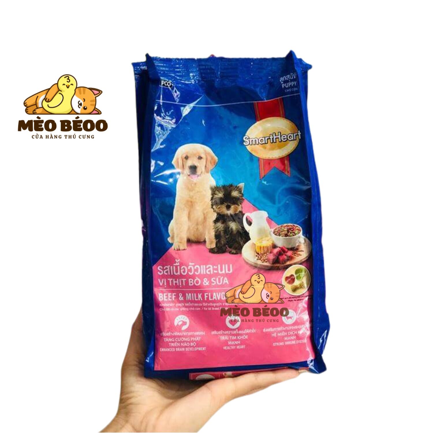 Thức Ăn Cho Chó Con Smartheart Puppy 400gr