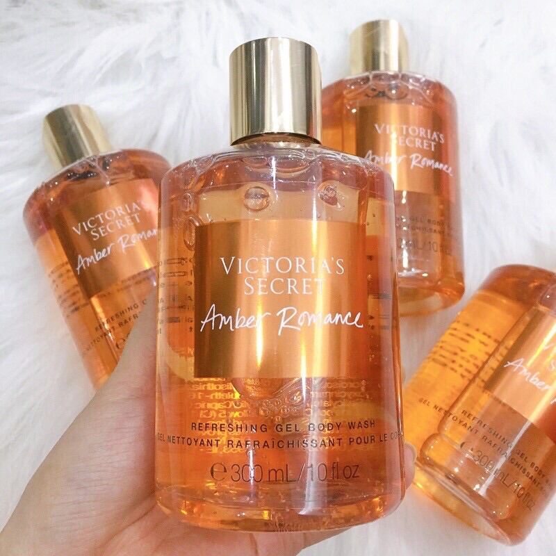 [Hcm][Auth] Sữa Tắm Lưu Hương Mịn Da Amber Romance Victorias Secret 300Ml