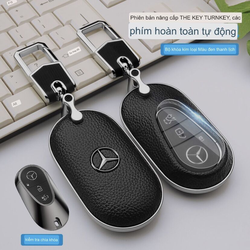VỎ ỐP KHOÁ MERCEDES da bê cao cấp
