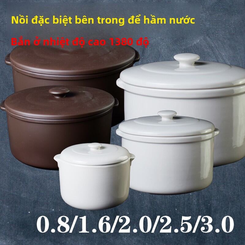 Nắp Nồi Nấu Chậm Bằng Gốm Sứ Nồi Nấu Chậm Nước Dùng Gà Nồi Nấu Chậm Đa Năng Cho Nhiều Thương Hiệu Nồi Nấu Chậm Bằng Thép Không Gỉ
