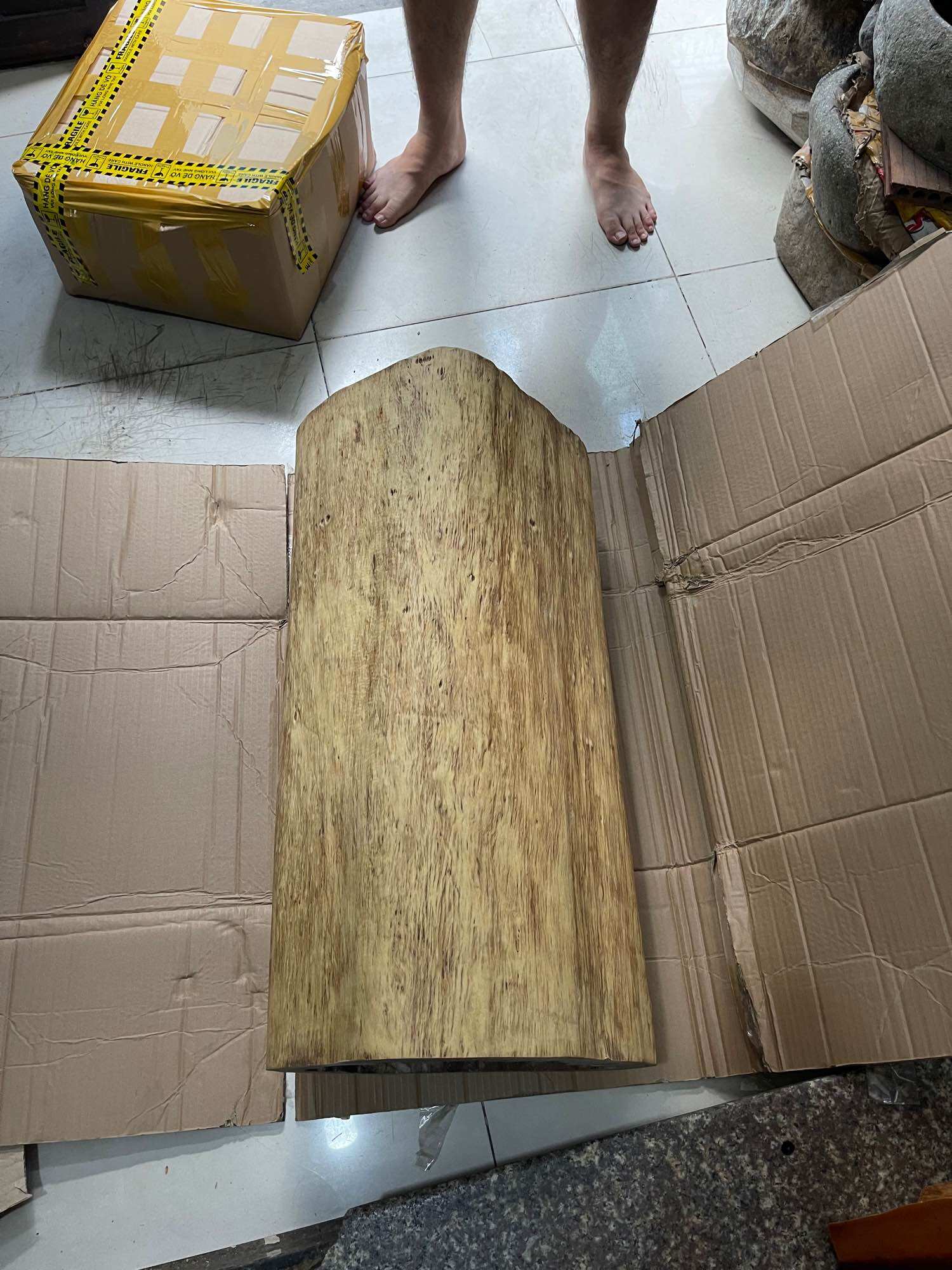 Trụ gỗ 🪵 tròn để lavabo ( Giá chỉ Trụ gỗ)