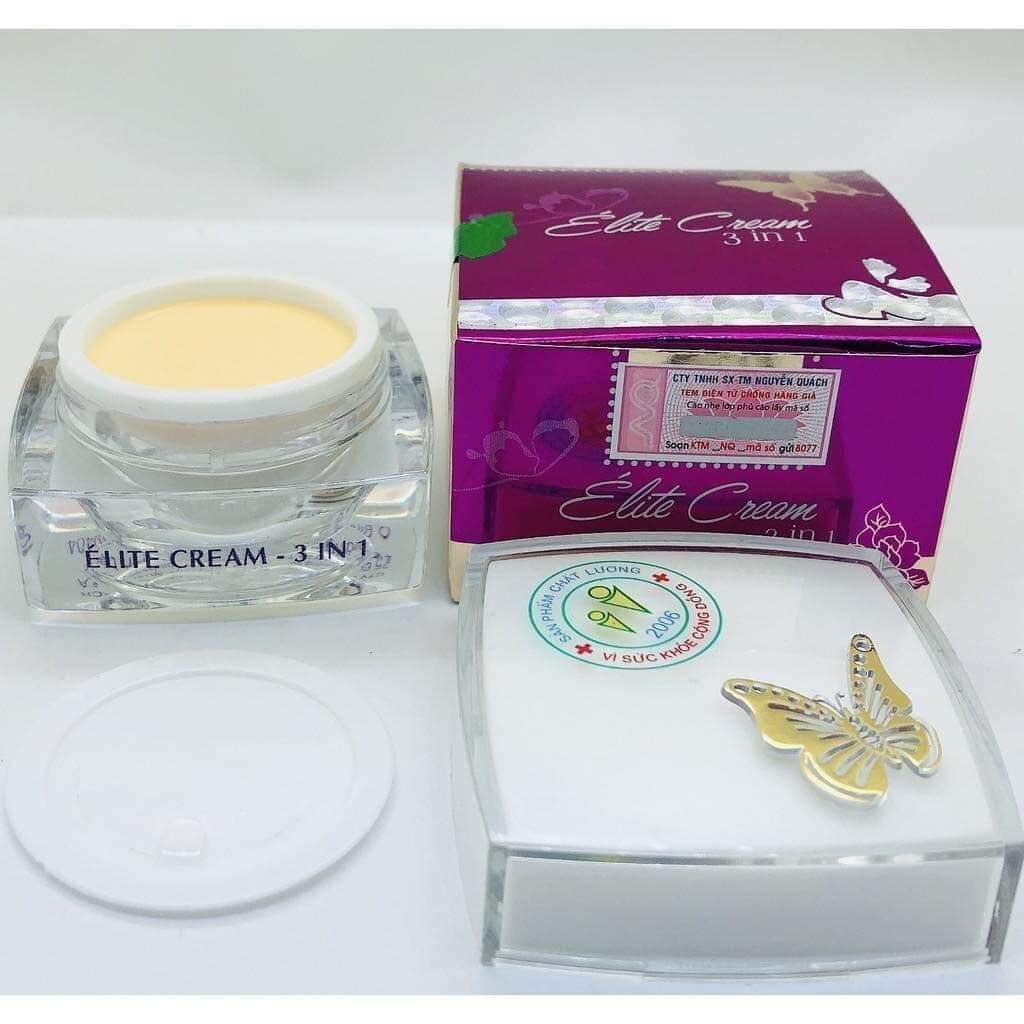 Kem mụn, nám dưỡng trắng da nguyễn quách elite 3in1