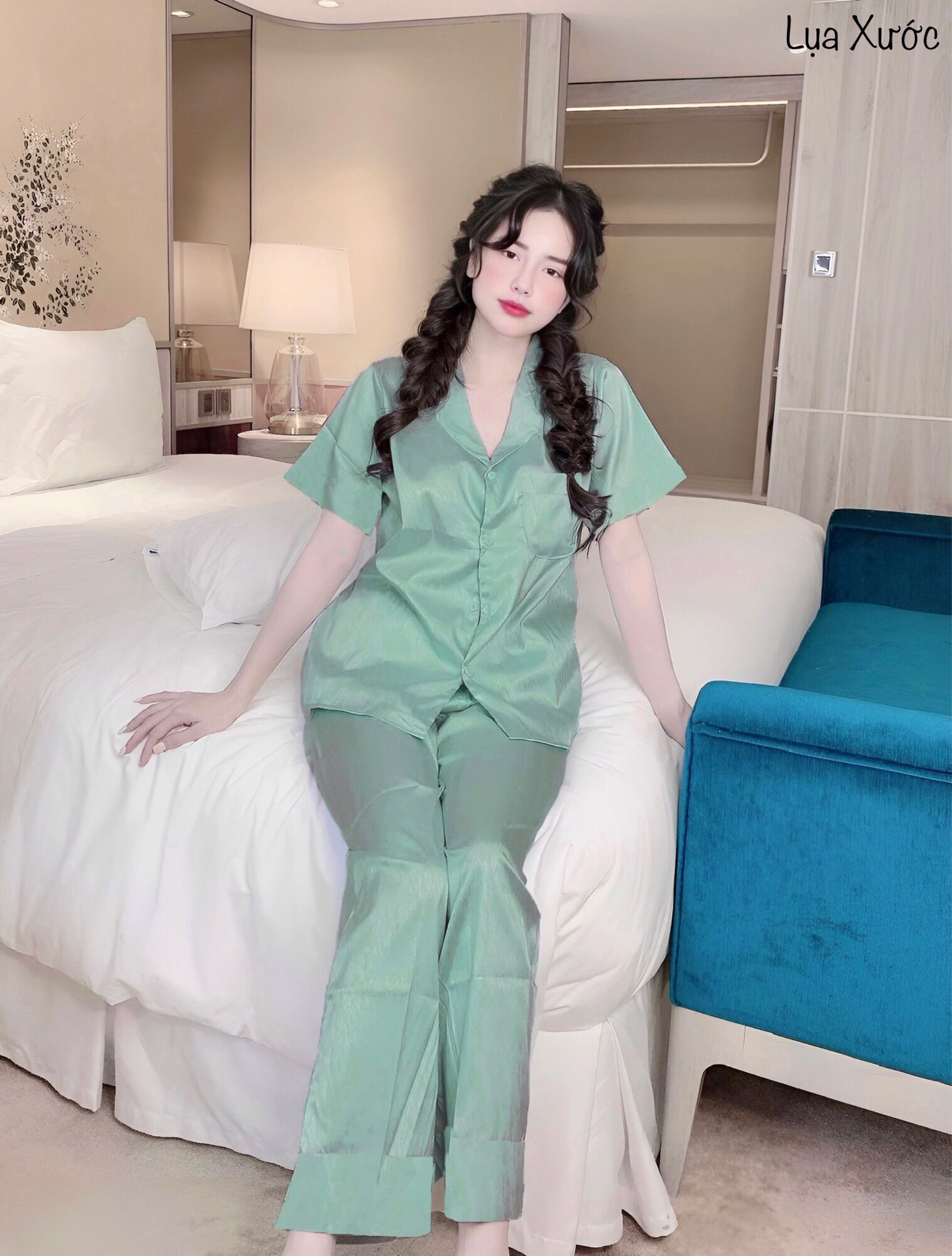Đồ Bộ Lụa Cao Cấp Bigsize TNQD