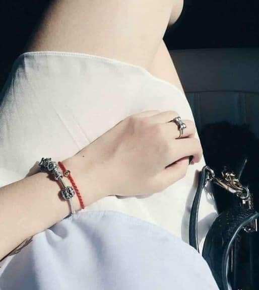 Vòng Tay Bi Đỏ Tài Lộc ( Đã sen chùa thái )
