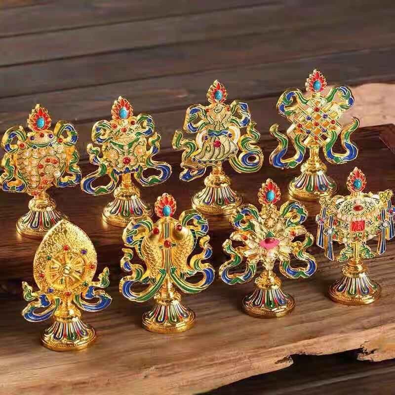 8 cát tường ngũ sắc 10.5 cm