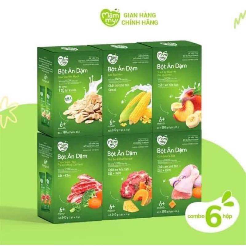 Bột ăn dặm Mămmy cho bé từ 6 tháng, bột ăn dặm mát không táo bón, tăng cân cho bé - Sumishop2019