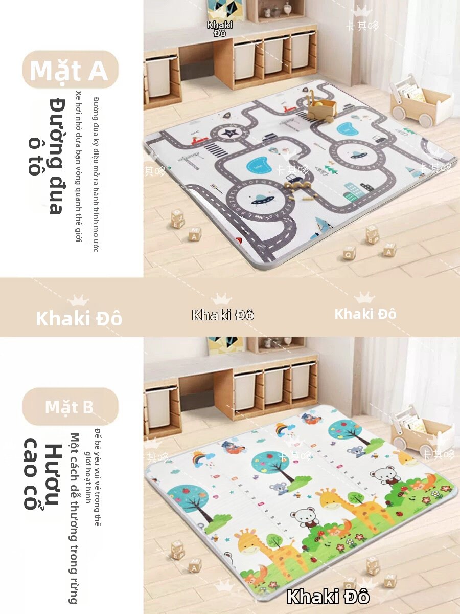 BAIFULING | Thảm Chơi Cho Bé Dày Chống Thấm Nước