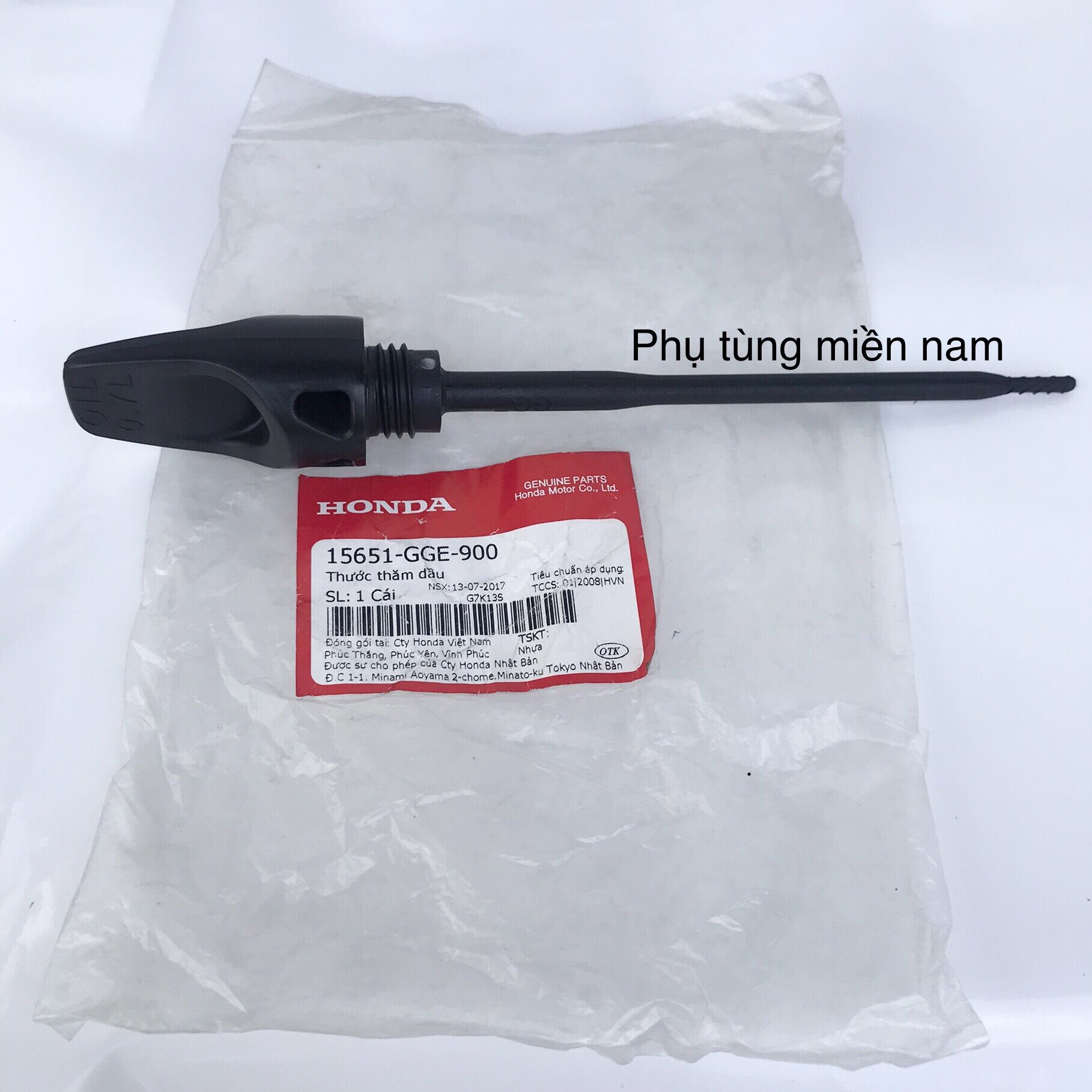 Thước thăm nhớt lead 110cc, thước thăm dầu, ti thăm dầu, ty thăm nhớt lead 110cc