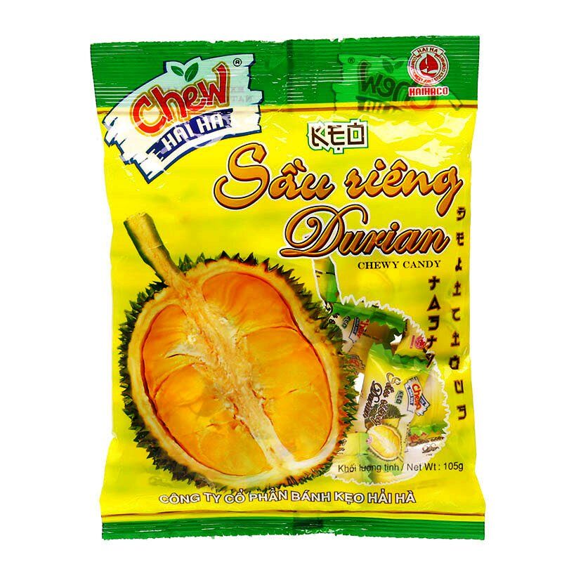1 bọc kẹo 🍭 mềm chew vị sầu riêng siêu ngon