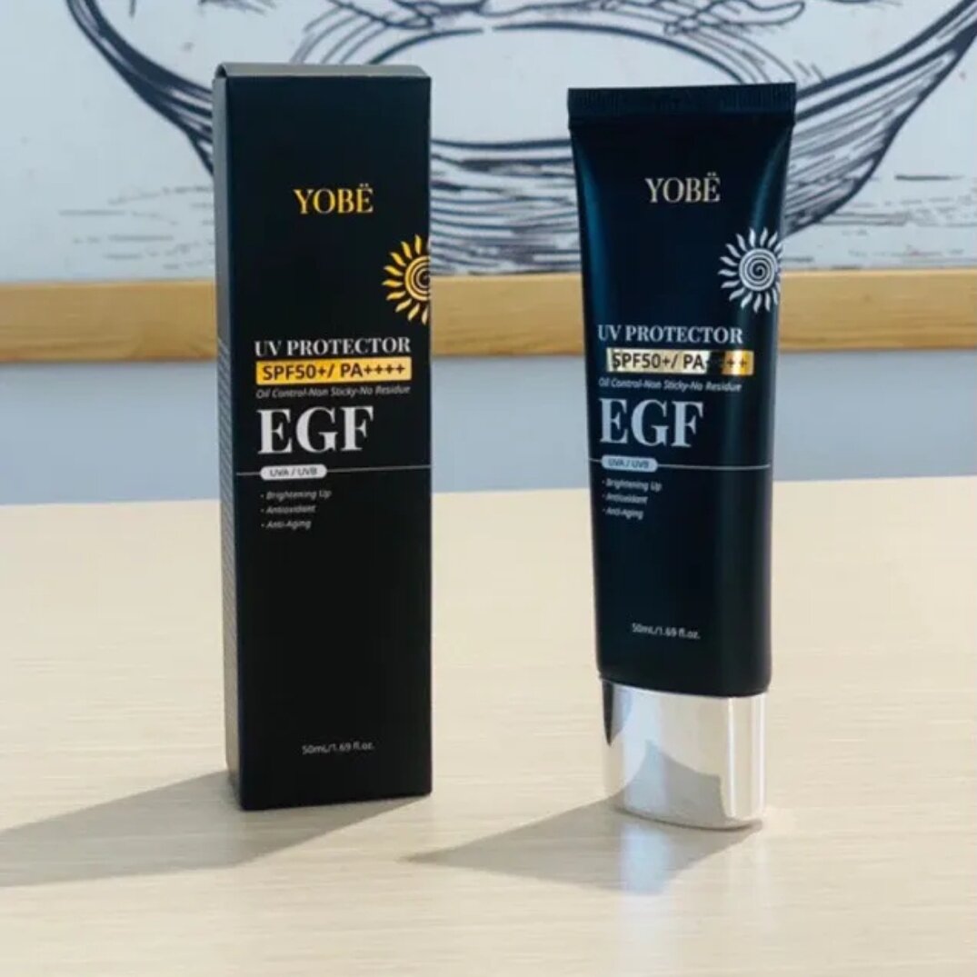 [Chính hãng] Kem Chống Nắng EGF Phục Hồi Căng Sáng Da YOBE 50mL