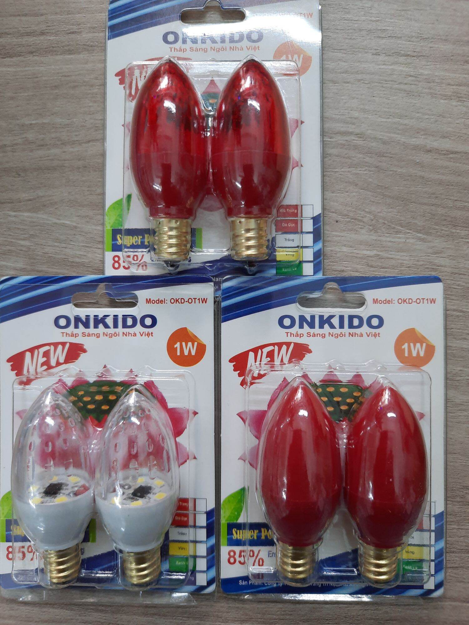 Đèn led trái ớt vĩ 2 bóng
