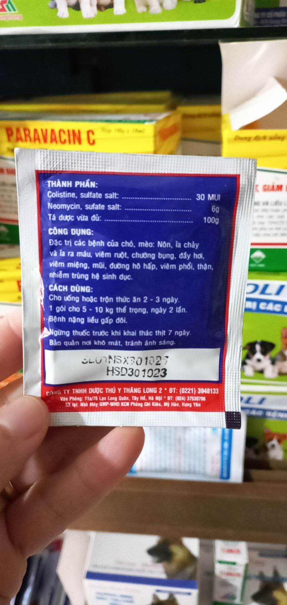 Kháng sinh chó mèo 5g