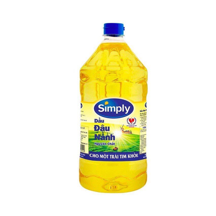 Dầu đậu nành simply chai 2 lít